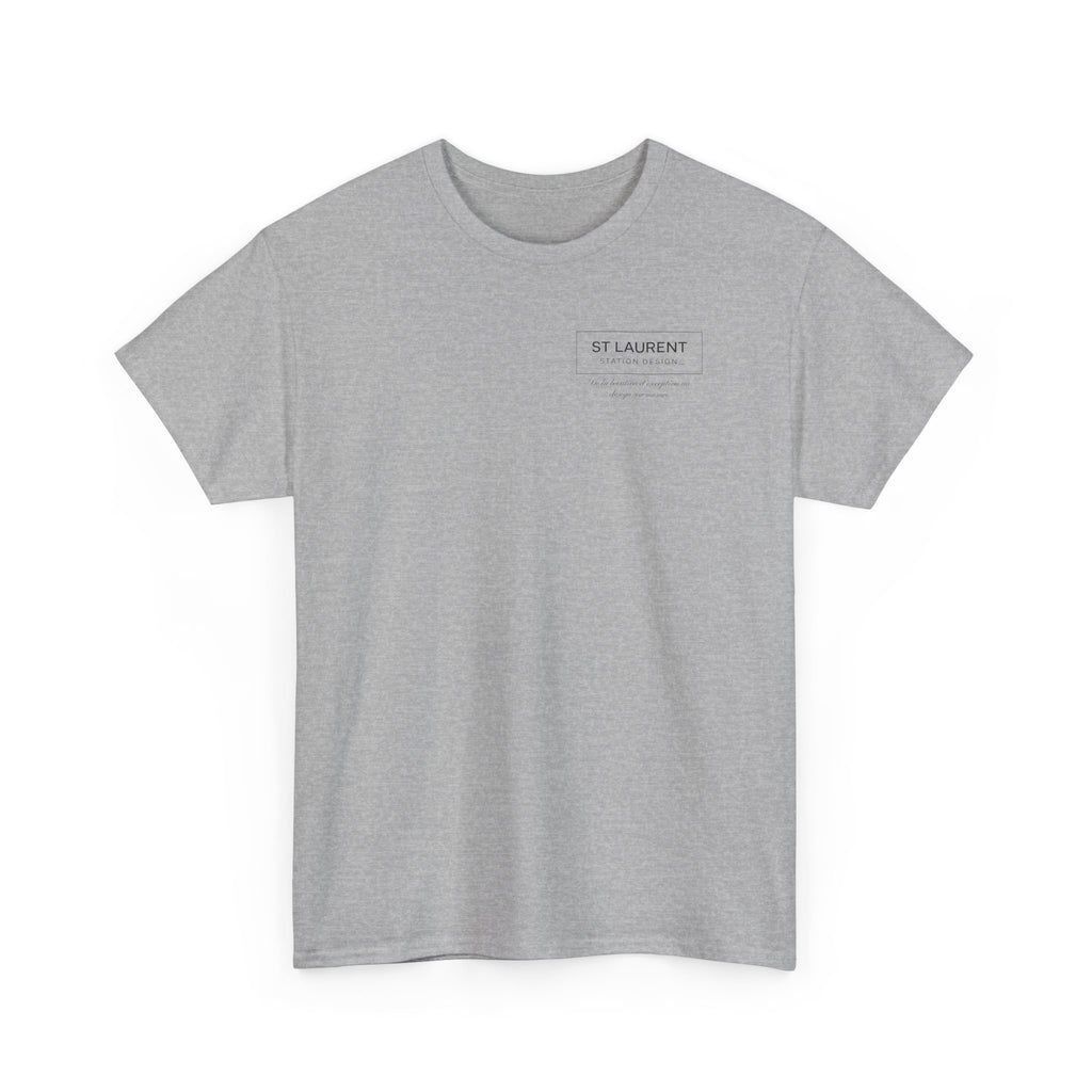 St. Laurent Floral Face Graphic Tee