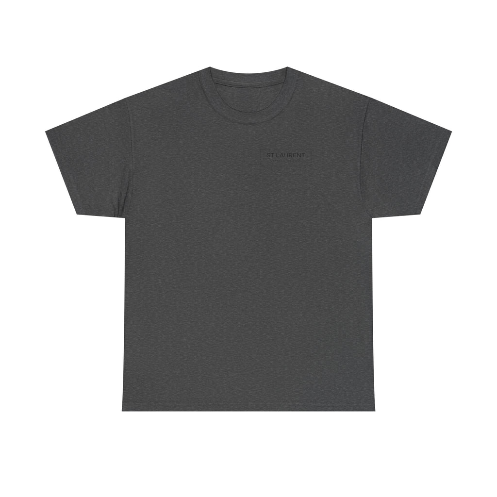 St. Laurent Floral Face Graphic Tee