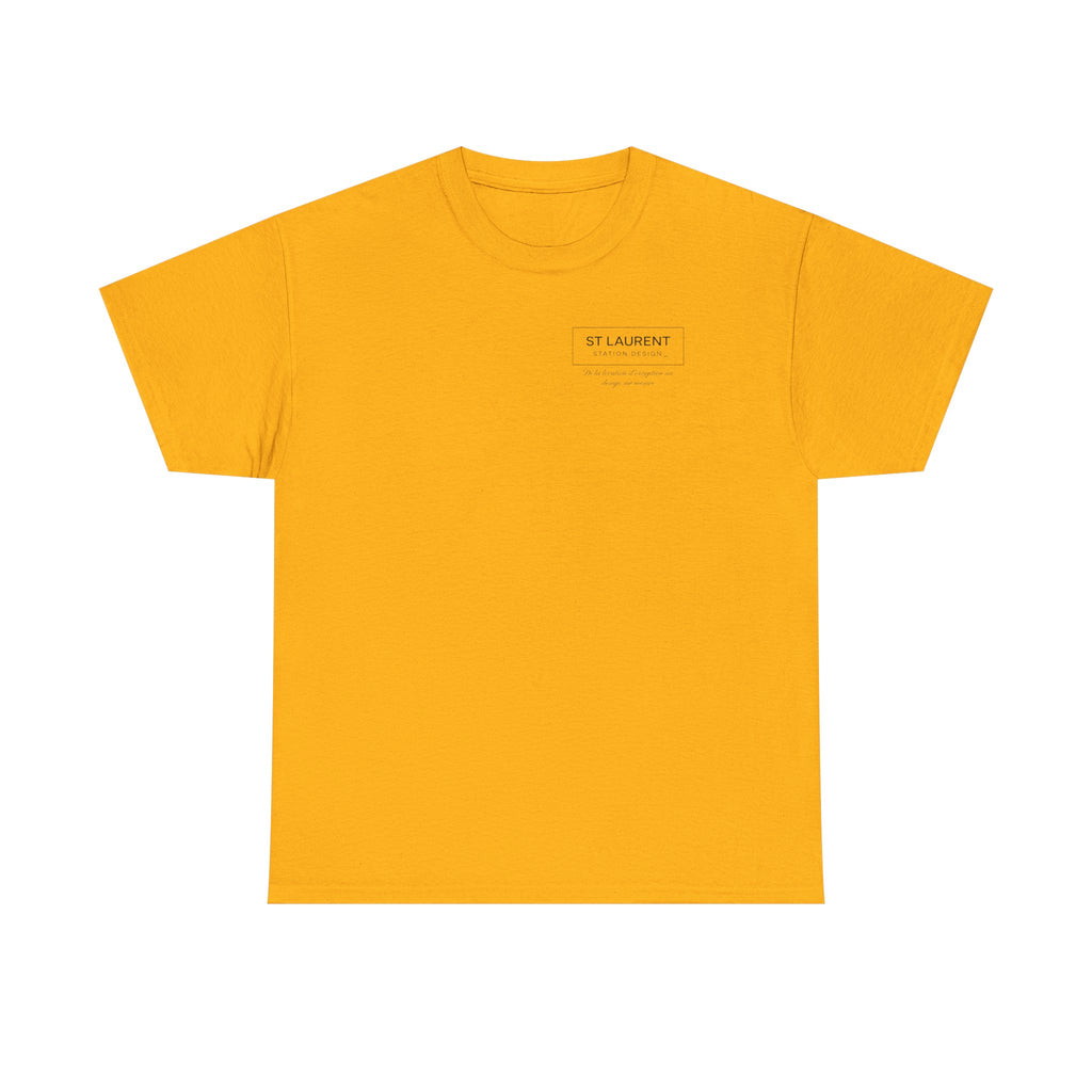 St. Laurent Floral Face Graphic Tee