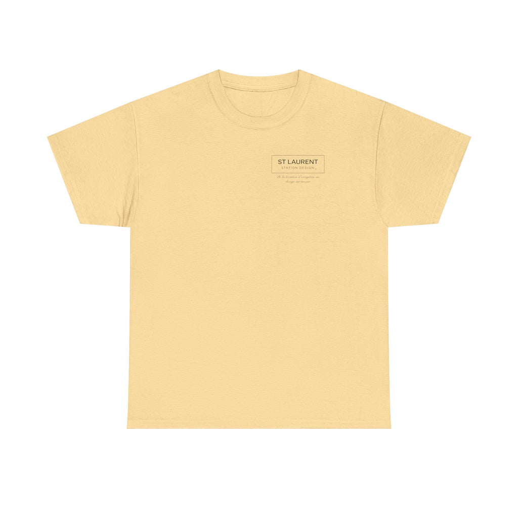 St. Laurent Floral Face Graphic Tee