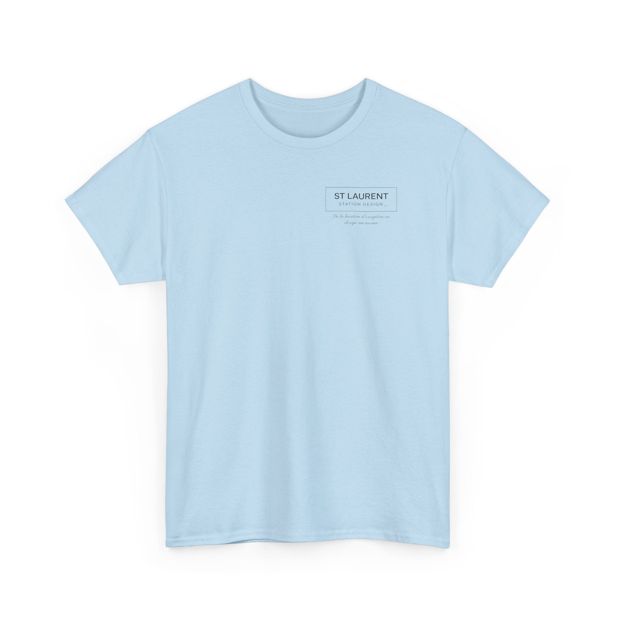 St. Laurent Floral Face Graphic Tee