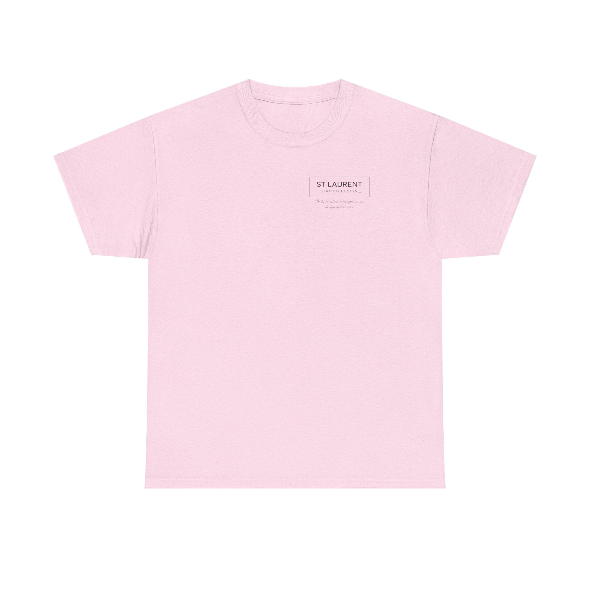 St. Laurent Floral Face Graphic Tee