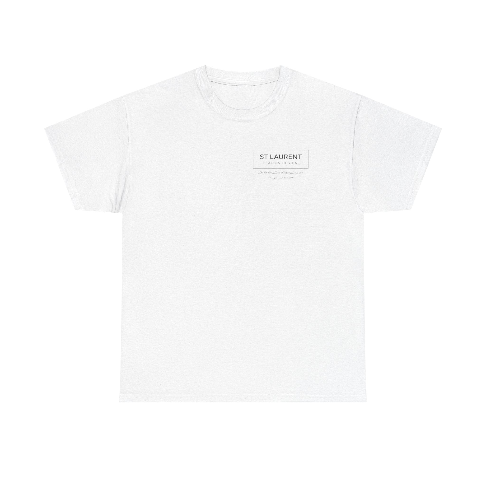 St. Laurent 'Le Bonheur' Floral Graphic T-Shirt