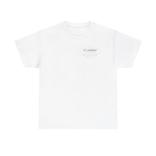 St. Laurent 'Le Bonheur' Floral Graphic T-Shirt