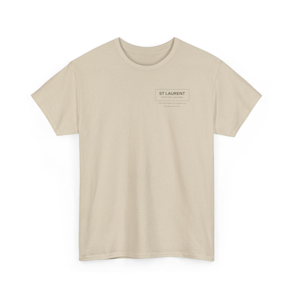 St. Laurent Floral Face Graphic Tee