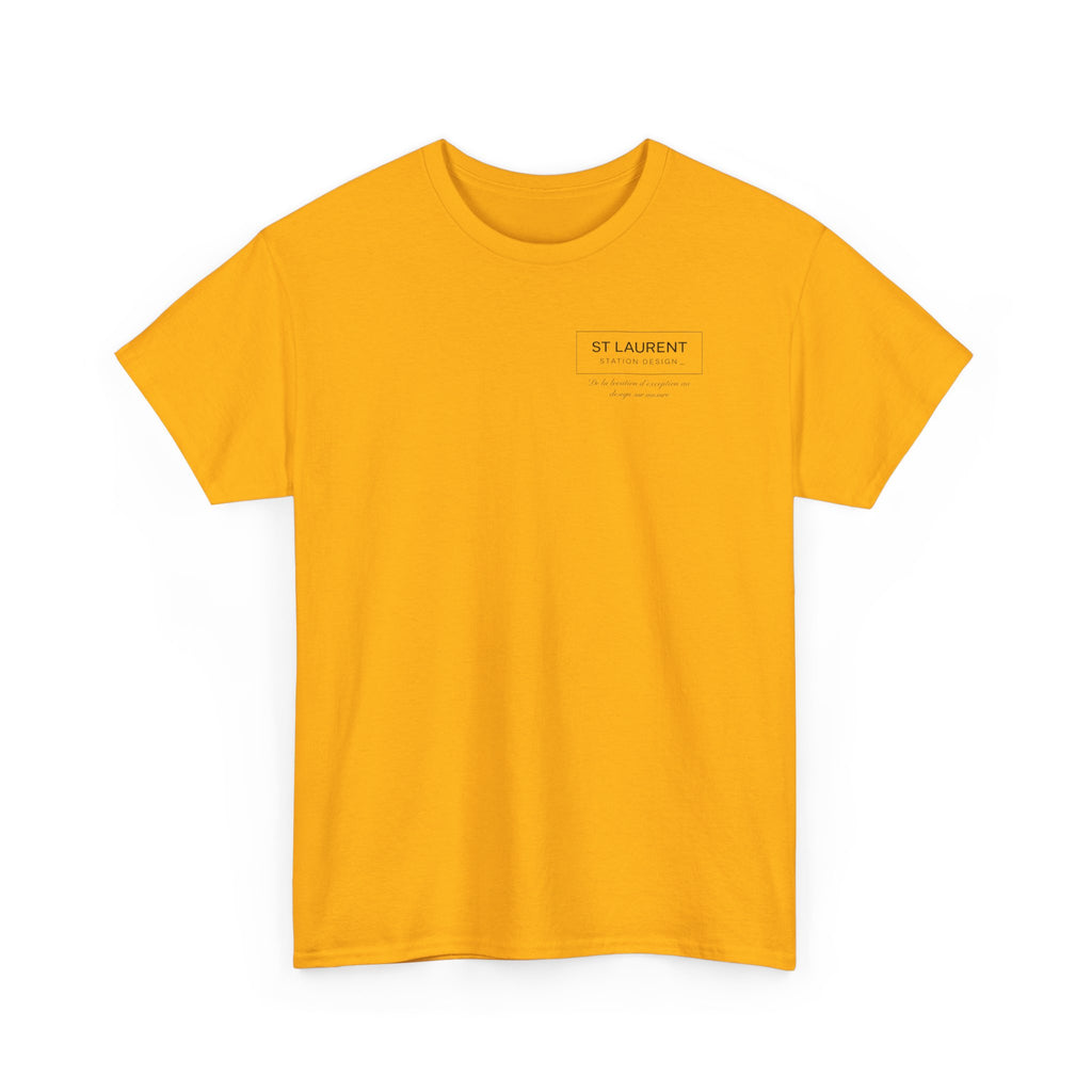 St. Laurent Floral Face Graphic Tee