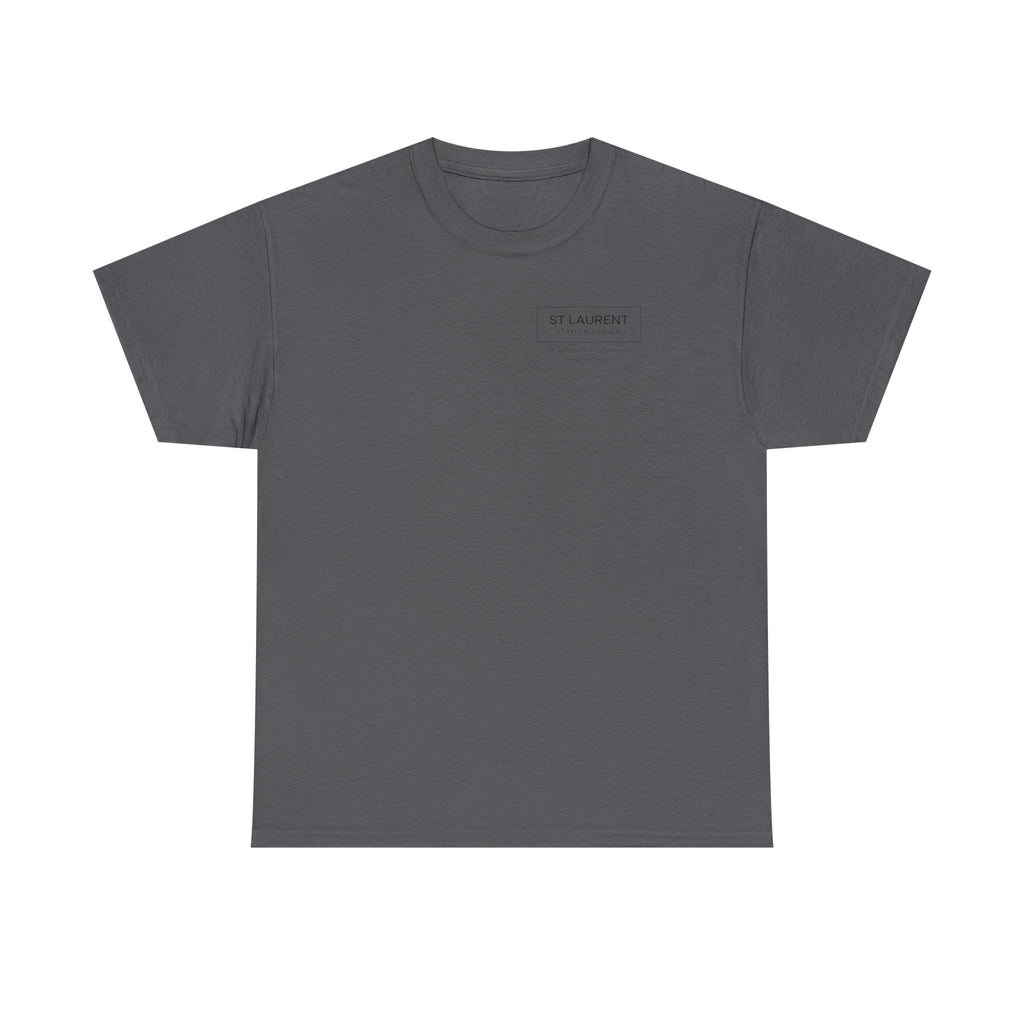 St. Laurent Floral Face Graphic Tee
