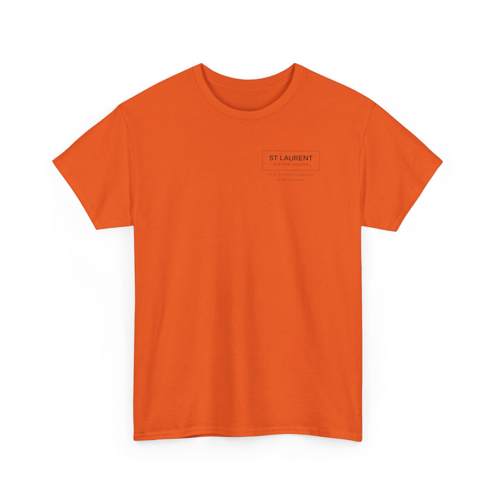 St. Laurent Floral Face Graphic Tee