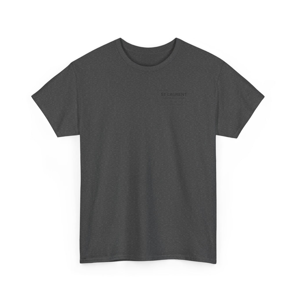 St. Laurent Floral Face Graphic Tee