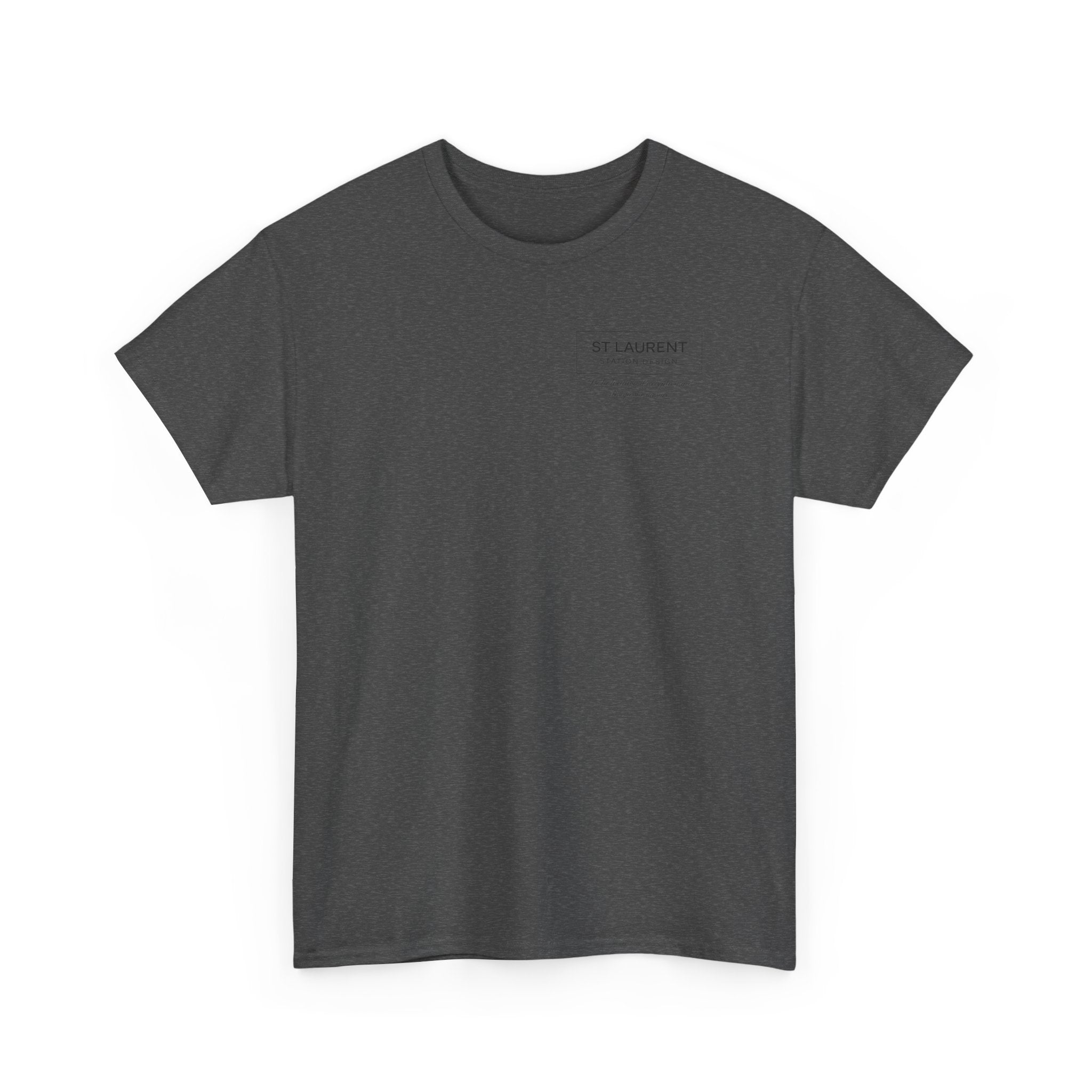 St. Laurent Floral Face Graphic Tee