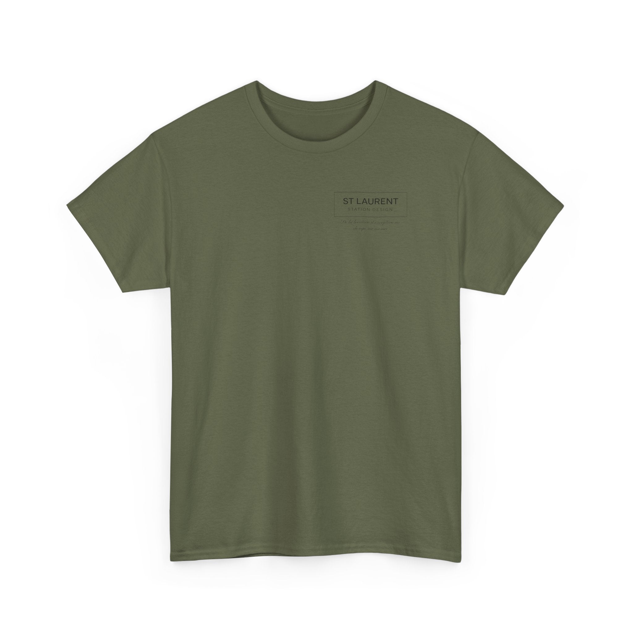 St. Laurent Floral Face Graphic Tee