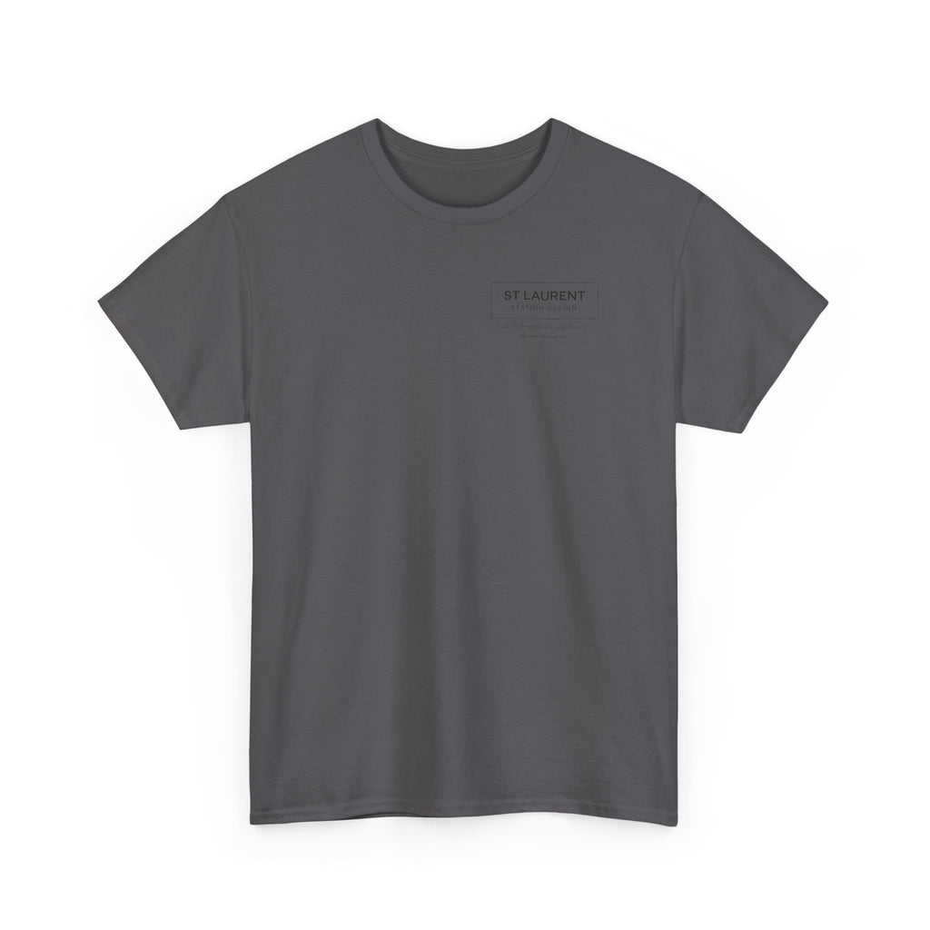 St. Laurent Floral Face Graphic Tee