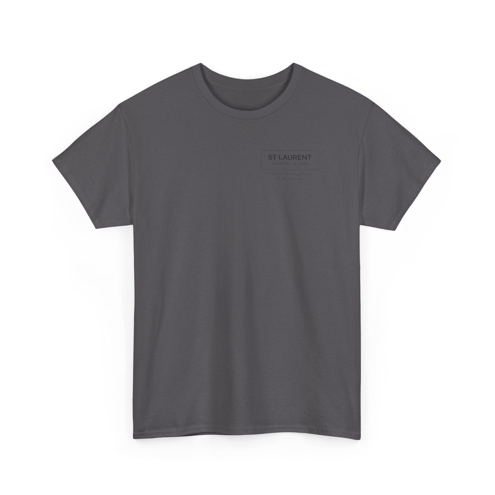 St. Laurent Floral Face Graphic Tee