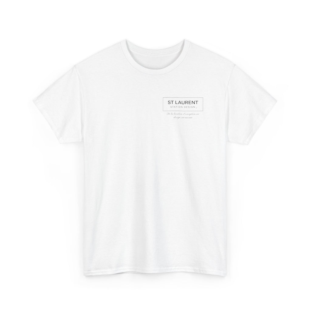 St. Laurent 'Le Bonheur' Floral Graphic T-Shirt